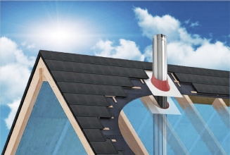 Gumová střešní manžeta s teplotní odolností do 200 °C