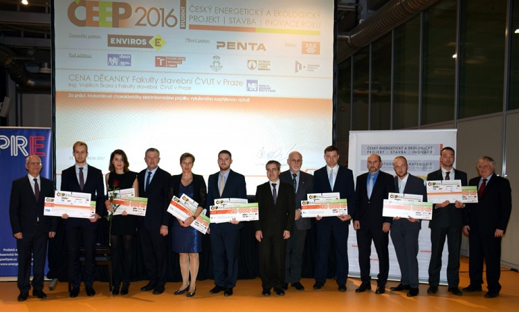 Ocenění ve studentské části soutěže ČEEP 2016