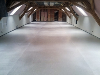 Hotová podlaha z Cemflow