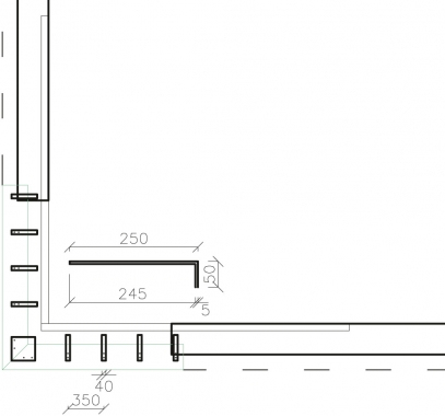 Obr. 19: Průběžné kotvení schránky