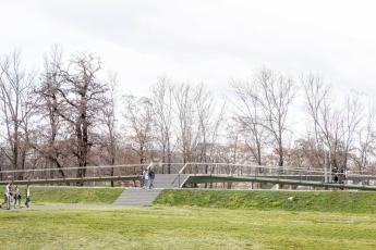 Lávka z Holešovic přes Štvanici do Karlína, autoři Lukáš Landa, Pavel Rak