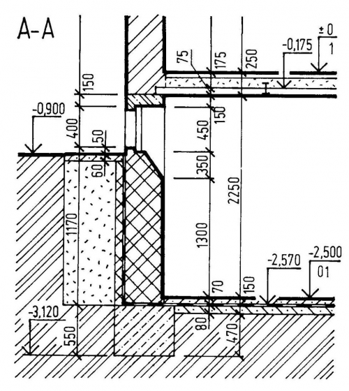 Příklad vyprojektovaného podkladního betonu [3]