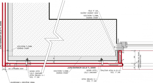 Spárořez kamene – detaily