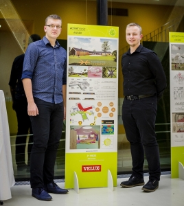 Autoři vítězného návrhu Máté Asbóth a Josef Borák