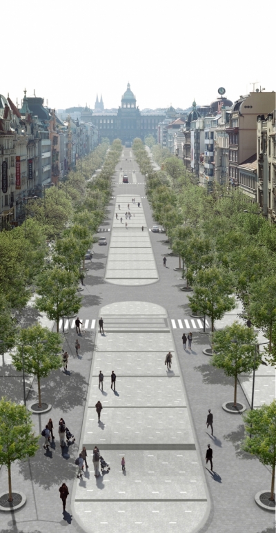 Revitalizace Václavského náměstí, Cigler Marani architects