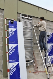 Obr. 5, 6: Instalace tepelného zásobníku