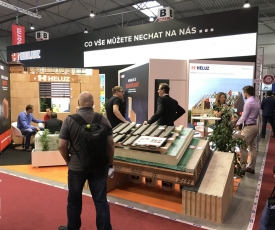 Heluz zaujal návštěvníky veletrhu ForPasiv 2018 „virtuálním zděním“