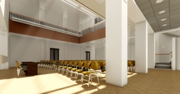 Obr. 5: Vizualizace velkého sálu