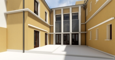 Obr. 6: Vizualizace vstupu do objektu 