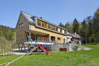 3. místo – Beskydská dřevostavba (D01), autor: Ing. arch. Karel Janča