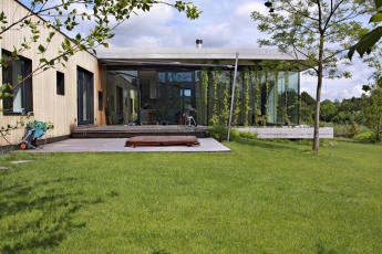 2. místo – Pasivní dům se dvěma křídly (N11), autoři: Ing. arch. Adéla Středová a Ing. arch. Erich Hocke