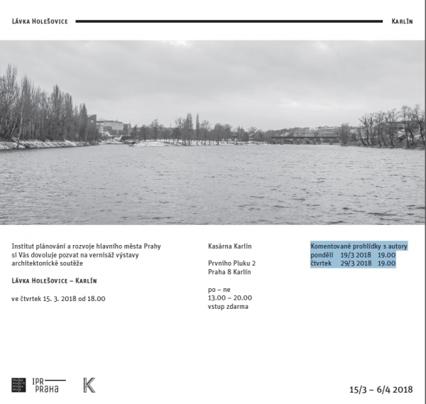Výstava Lávka Holešovice–Karlín