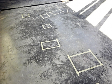 Miesta oddeľovania vsypu – vyznačené na opravu