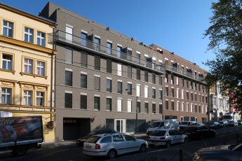 Bytový dům v Koněvově ulici v Praze (A.LT Architekti)