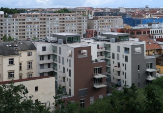 Bytový dům v Koněvově ulici v Praze (A.LT Architekti)