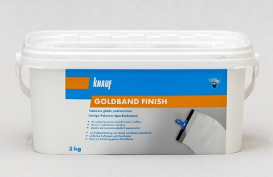 Tmel Goldband Finish pro dokonale hladký povrch stěn