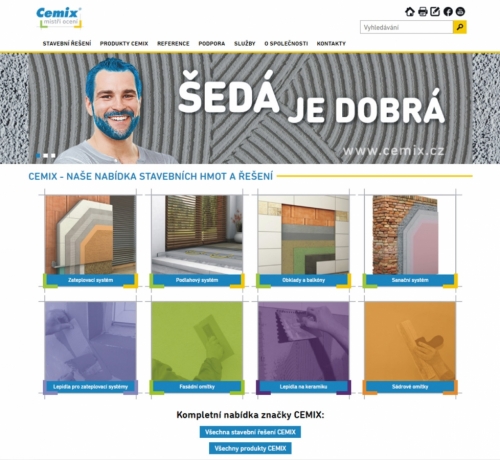 Nový web a kalkulátory Cemix