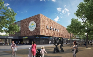 Obchodní dům Ládví po rekonstrukci – vizualizace