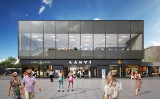 Obchodní dům Ládví po rekonstrukci – vizualizace