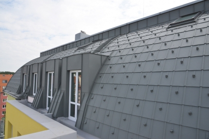 Nejzajímavější objekt – PREFA falcovaná taška, Bytový dům Brno, Müpo, spol. s r. o., Brno