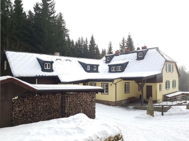 Nejzajímavější objekt – PREFA falcovaný šindel, Penzion Polesí, Říčky v Orlických horách, Střechy HS, s. r. o., Rychnov nad Kněžnou