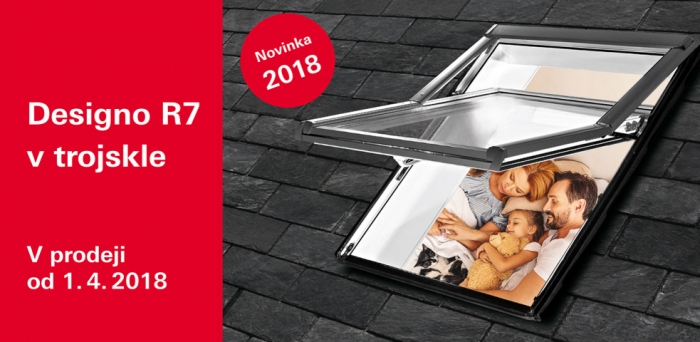 Nová dimenze pro výsuvně-kyvné střešní okno Designo R7