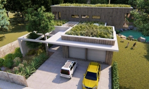 Matyáš Černík, nízkoenergetický dům se zelenou střechou