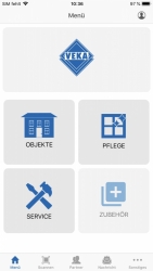 Úvodní rozhraní aplikace IPS