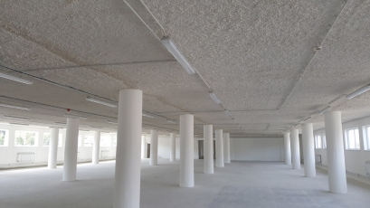 Rekonstrukce objektu 103 v areálu Svit Zlín, Knauf Vermiplaster