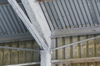 Skladová hala v obci Vílanec nedaleko Jihlavy, protipožární omítka SIBATERM®Outdoor