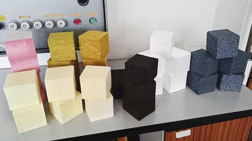 Obr. 1: Přehled vzorků vybraných materiálů