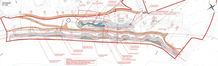 Obr. 11: Plán úprav Rokytky