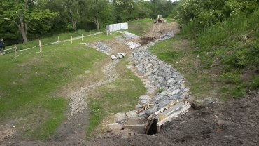 Obr. 12: Centrální zasakovací prostor