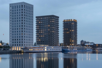 Westkaai towers 5 & 6 (Antverpy, Belgie), foto Filip Dujardin
