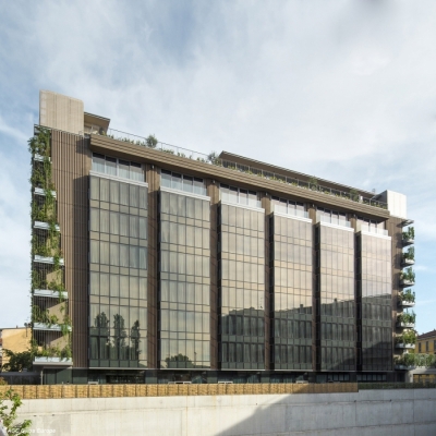 Hotel VIU – fasádní skla byla navržena pomocí služby Coating on Demand, foto AGC Glass Europe, © Jean-Michel Byl