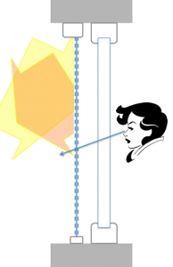 Obr. 7: 90% odraz sluneční energie při zachování průhlednosti