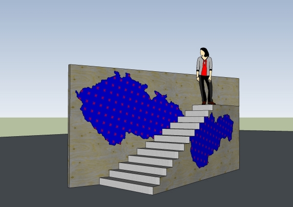 Vítkov, návrh objektu od ateliéru 2021