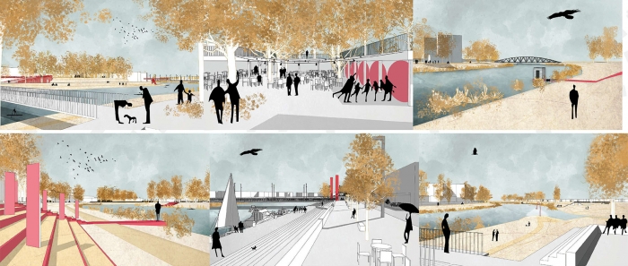 Revitalizace nábřeží řeky Moravy v Uherském Hradišti, A69 – Atelier