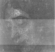 Obr. 3: RTG analýza oltářního obrazu v kostele Nalezení svatého kříže při kapucínském klášteře v Brně ve spolupráci s Moravskou galerií v Brně