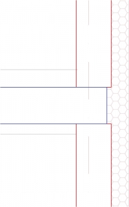 Obr. 5: Vyložení zdiva pro zateplení stropní desky