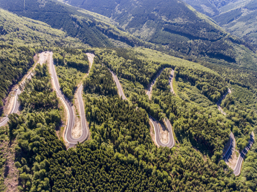 Obr. 2: Silnice I/44 Červenohorské sedlo – jih