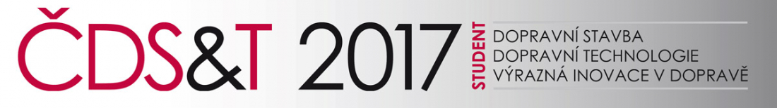 Soutěž Česká dopravní stavba, technologie, inovace 2017 – student