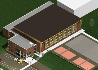 Sportovní hala ve Světlé nad Sázavou – vizualizace