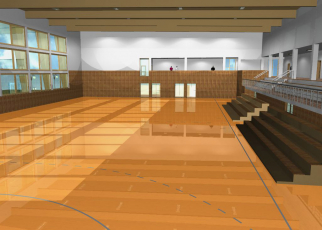 Sportovní hala ve Světlé nad Sázavou – vizualizace