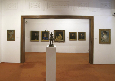 Různé prostory galerie před rekonstrukcí