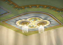 Zlacení a barevné štuky po rekonstrukci