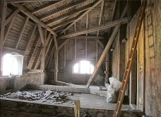 Různé prostory galerie před rekonstrukcí