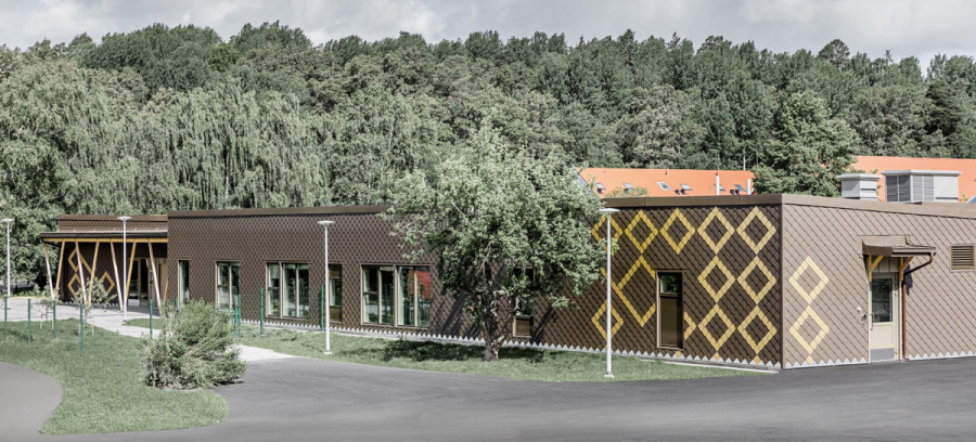 Předškolní zařízení Sörgården v Tullinge jižně od Stockholmu