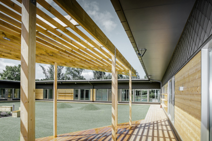 Předškolní zařízení Sörgården v Tullinge jižně od Stockholmu