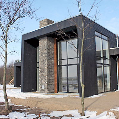 Obr. 3: Toves Hus, Hedensted, Dánsko (zdroj http://gamlemursten.dk)